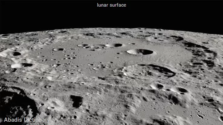 lunar surface